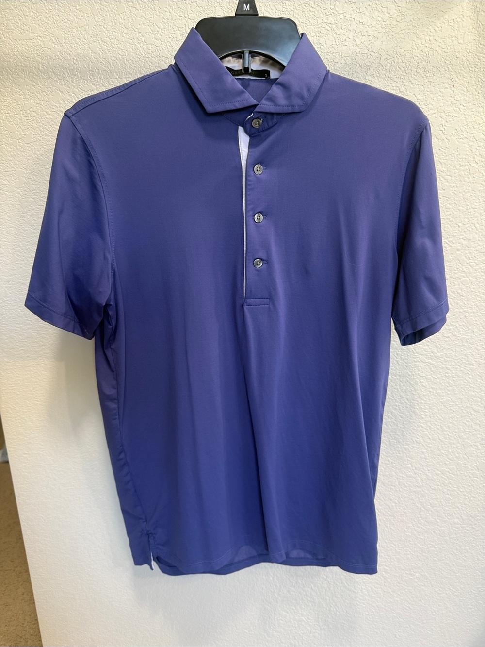 Greyson Purple Performance Polo